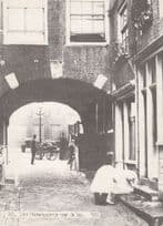 Sint Pieterspoortje Naar De Nes in 1893 Postcard