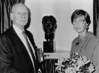 Sir John Opens Val Gielgud BBC Radio Drama Studio 1983 Press Photo