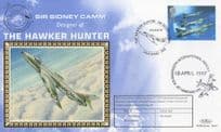 Sir Sydney Camm Designer & Flown In Hawker Hunter Military Plane FDC