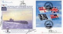SIX Admirals Tim McClement Falklands War Submarine LTD TO 100 Hand Signed FDC