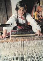 Skansen Stockholm Delsbogarden Fran Halsingland Sewing Embroidery Postcard