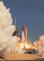 Solarmax Repair Mission NASA Space Travel Rare London Postcard