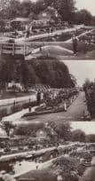 Sonning Lock Boat Trips Berkshire 3x Old Real Photo Postcard s