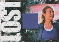 Sonya Walter Lost TV Show Pieceworks Official Cast Worn Cloth Card