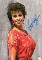 Sophia Loren Stunning 9x7 Large Hand Signed Photo