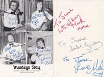Southampton 4x Vintage Local Jazz Pop Group Signed Photo s