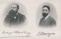 Spanish Mexico Military Political LeaderOld Printed Signed Postcard