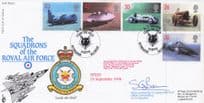 Speed Motor Racing Cars Squadrons Of The Royal Air Force Hand Signed FDC