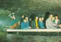 Speedwell Cavern Boat Foot Pushing Derby Postcard