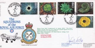 Springtime JW White 1994 Military Squadrons Of The Royal Air Force Hand Signed FDC