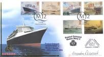 SPTB 20 Commodore Warwick HMS Cunard Queen Mary 2 Hand Signed FDC