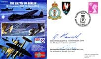 Sqd Ldr Haworth & Pilgrim 2x WW2 Battle Of Berlin Hand Signed FDC