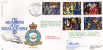 Squadrons Of The Royal Air Force Christmas 1992 Wessex Flown Hand Signed FDC