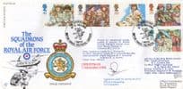 Squadrons Of The Royal Air Force Christmas 1994 Flown Hand Signed FDC