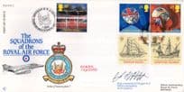 Squadrons Of The Royal Air Force Europa 1992 Olympics Flown Hand Signed FDC