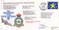 Squadrons Of The Royal Air Force European Market Flown Hand Signed FDC