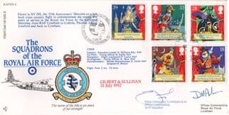 Squadrons Of The Royal Air Force Gilbert & Sullivan Opera Flown Hand Signed FDC