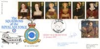 Squadrons Of The Royal Air Force Henry VIII Six Wives Flown Hand Signed FDC