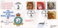 Squadrons Of The Royal Air Force Roman Britain Flown Hand Signed FDC