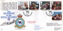 Squadrons Of The Royal Air Force Rugby League Flown Hand Signed FDC