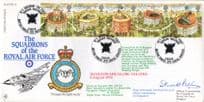Squadrons Of The Royal Air Force Shakespeare Flown Hand Signed FDC