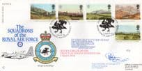 Squadrons Of The Royal Air Force Silver Jubilee Flown to Norway Hand Signed FDC