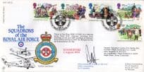 Squadrons Of The Royal Air Force Summertime Flown Hand Signed FDC