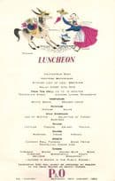 SS Canton P&O Lines January 1952 Cruise Ship Dinner Menu