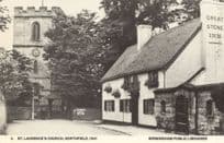 St Laurence's Church Northfield Birmingham in WW2 Photo Postcard