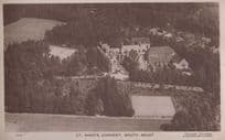 St Marys Convent South Ascot Berkshire Antique Aerial Birds Eye Postcard
