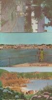 St Peter Port Moulin Huet Wishing Well Bay 3x Vintage Guernsey Postcard s