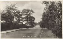 Stafford Road Bloxwich West Midlands RPC Old Postcard
