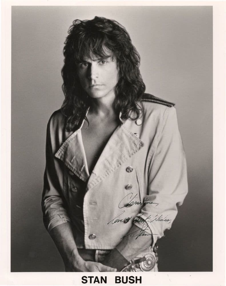 Stan Bush The Transformers Movie Singer 10x8 Hand Signed Photo
