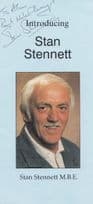 Stan Stennett Crossroads Lecture Hand Signed Photo Ephemera