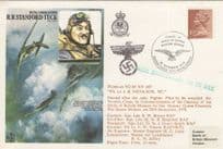 Stanford Tuck German Swastika Military Hand Signed Battle Of Britain FDC