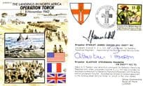 Stanley James Hill WW2 3rd Parachute Brigade North Africa Hand Signed FDC
