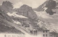 Station Elgergletscher Glacier Postcard