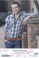 Stefan Booth as Greg Jessop BBC Eastenders Hand Signed Cast Card Photo