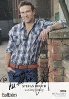 Stefan Booth as Greg Jessop Eastenders Hand Signed Cast Card Photo