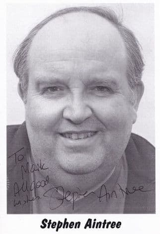 Stephen Aintree Mike Bassett Manager Hearburn Hotel Little Britain Hand Signed Photo