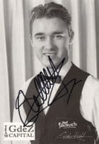 Stephen Hendry Team GDEZ Capital Snooker Hand Signed Photo
