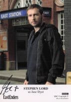 Stephen Lord as Jase Dyer Eastenders Hand Signed Cast Card Photo (1)