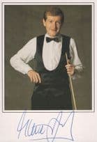 Steve Davis Vintage Snooker Hand Signed Photo