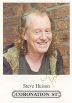 Steve Huison Coronation Street Hand Signed Cast Card Photo & MORE