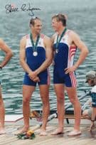 Steve Redgrave Large 8x6 Rowing Olympics Medal Hand Signed Photo