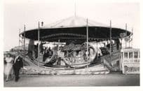 Stratford On Avon Fair Viking Carousel Candy Floss Stall PB Postcard Photo