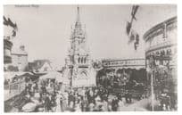 Stratford On Avon Mop Carousel Roundabout Fair Ground Vintage Photo