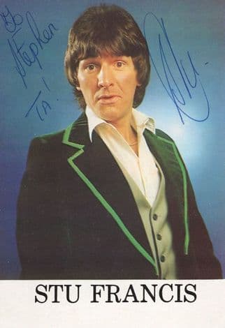Stu Francis Crackerjack Vintage Hand Signed Photo