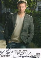 Stuart Laing as Rob Minter BBC Eastenders Hand Signed Cast Card & Letter