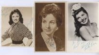 Stunning Collection of 1950s Unidentified 3x Singer Actress Signed Photo s